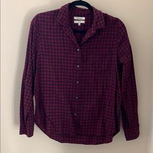 Madewell shrunken flannel shirt
